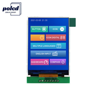 کیفیت  Polcd RoHS Color 262K Lcd Tft 2.4 Inch ST7789V2 Tft Touch Panel کارخانه