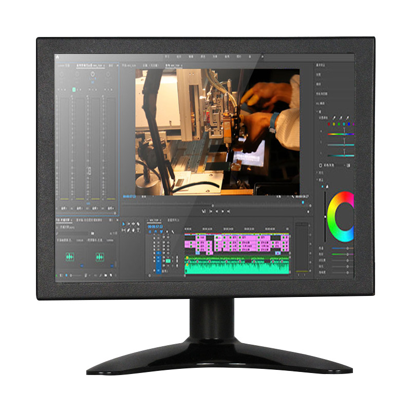 صفحه نمایش LED چند کاره 8 اینچی VGA TFT مانیتور صنعتی تعبیه شده مواد فلزی