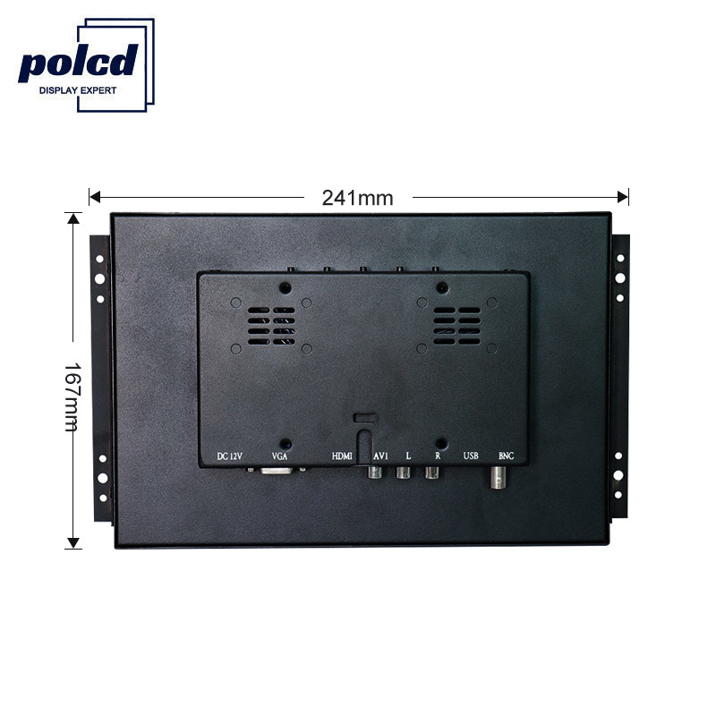 صفحه نمایش LED LCD سفارشی 10.4 اینچی Polcd مانیتور قاب باز VGA برای صنعتی