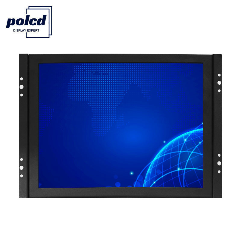 صفحه نمایش لمسی قاب پلاستیکی 8 اینچی Polcd Customize مانیتور LCD خازنی با قاب باز