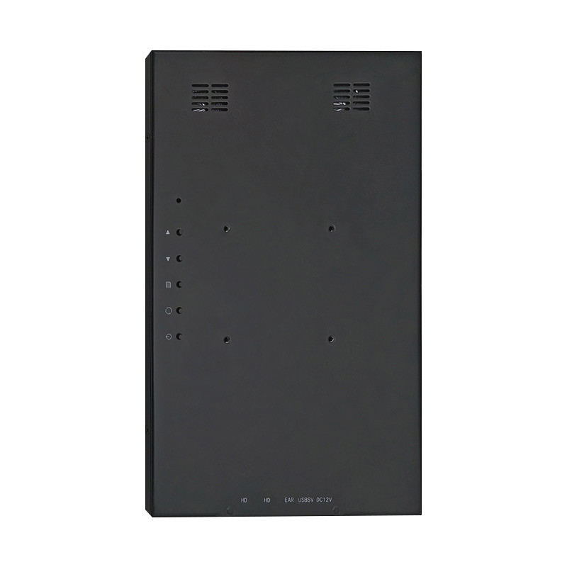 مانیتور LCD قابل حمل مشکی Polcd VGA HDMI با وضوح صفحه نمایش LED اینچ سفارشی