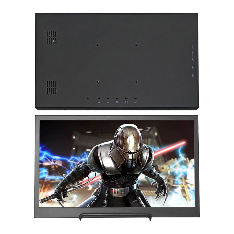 قاب پلاستیکی Polcd 15.6 اینچ 1080P 4K IPS LED مانیتور کامپیوتر قابل حمل برای بازی