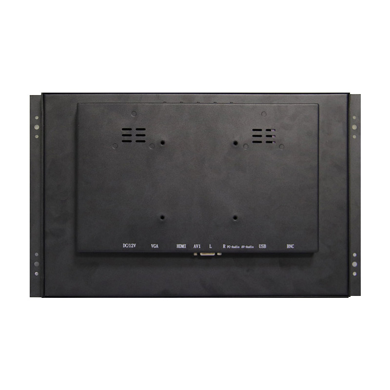 مانیتور LCD صنعتی قاب فلزی 13.3 اینچی Polcd صفحه لمسی با قاب باز VGA HDMI