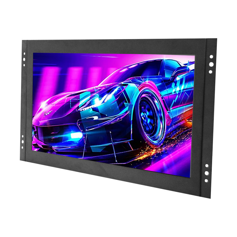 مانیتور LCD صنعتی قاب فلزی 13.3 اینچی Polcd صفحه لمسی با قاب باز VGA HDMI