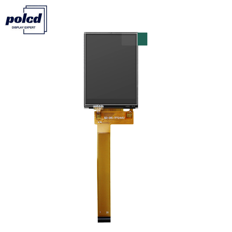 جهت مشاهده Polcd 12 0'Clock Color 262k صفحه نمایش لمسی نمایشگر کوچک 2.4 اینچی