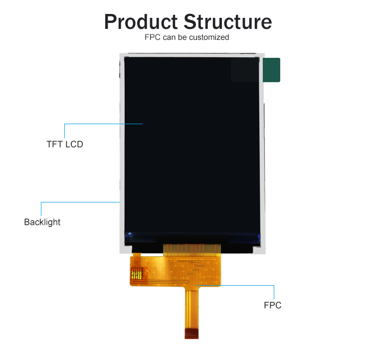 ماژول نمایش درایور صفحه نمایش لمسی 2.8 اینچی TFT LCD رنگی ILI9341
