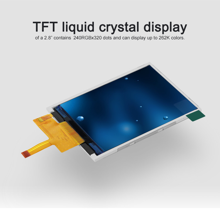 ماژول نمایش درایور صفحه نمایش لمسی 2.8 اینچی TFT LCD رنگی ILI9341