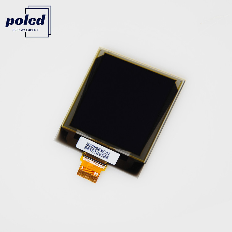 صفحه نمایش OLED 1.5 اینچی Polcd دارای گرافیک سفید یا زرد رنگ 128x128 پیکسل