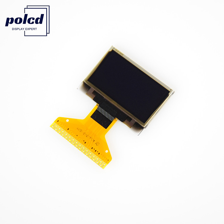 صفحه نمایش تک رنگ میکرو OLED 0.96 اینچی Polcd 128x64 4 Wire SPI Interface White Pmoled