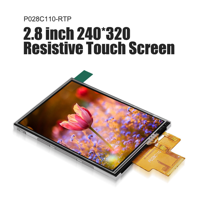 Polcd 260 Nit 240x320 LCD 2.8 Inch ST7789V Touch Panel LCD 4 Wire SPI