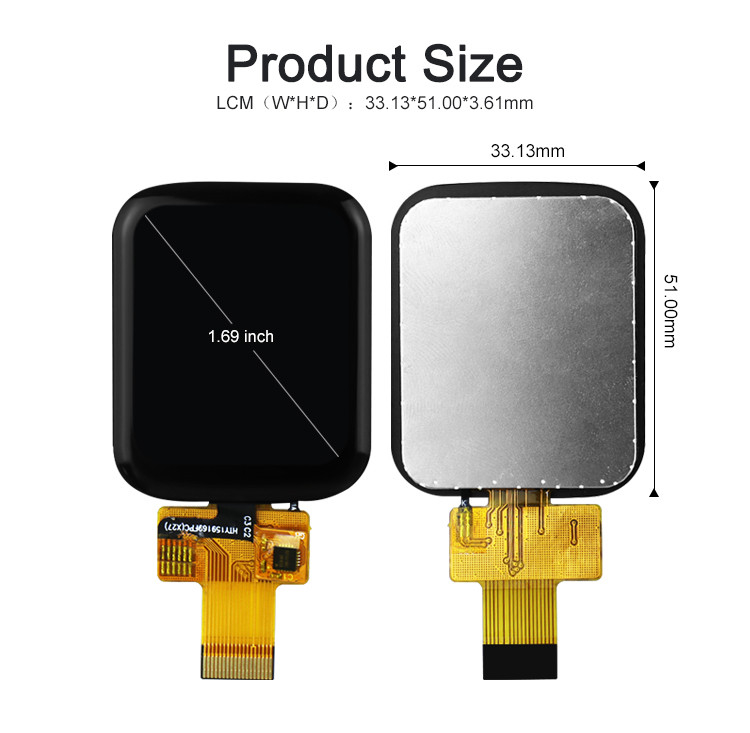 صفحه نمایش لمسی کوچک LCD ST7789V 1.69 اینچ 240x240 Ips LCD 4 خط SPI