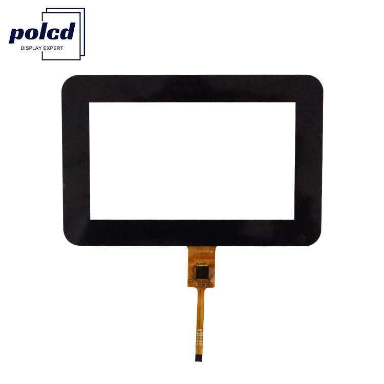 IIC Polcd LCD Touch Panel سفارشی 4.3 اینچ مربع حساسیت بالا G+G Ctp