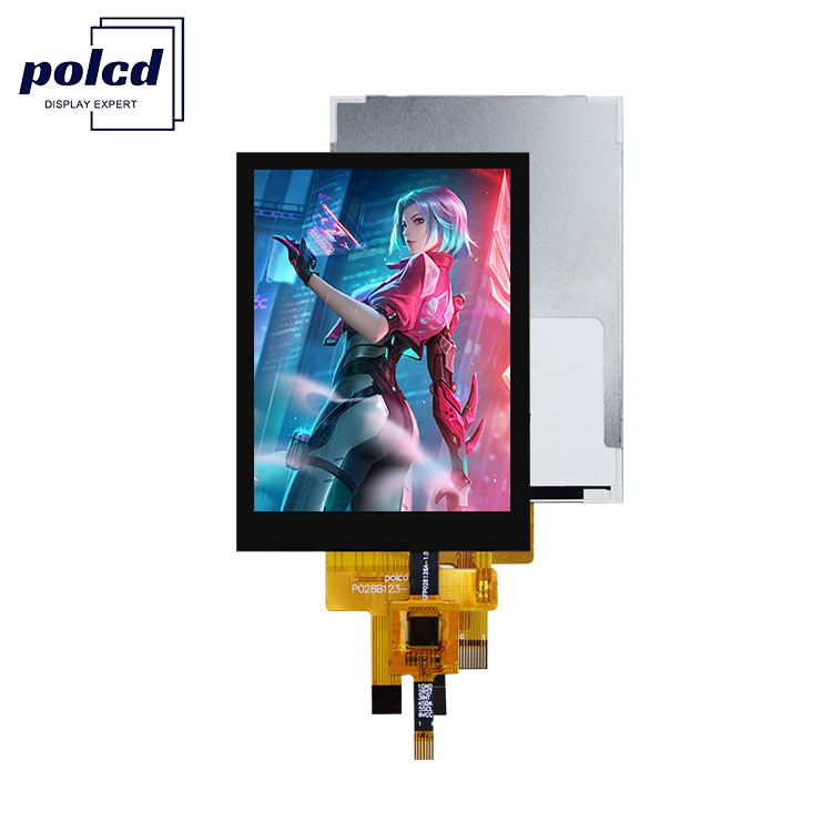 2.8 اینچ 178° Ips Tft Capacitive Touch Screen Full View Angle Spi Interface صفحه نمایش لمسی ظرفیت دار و زاویه دید کامل
