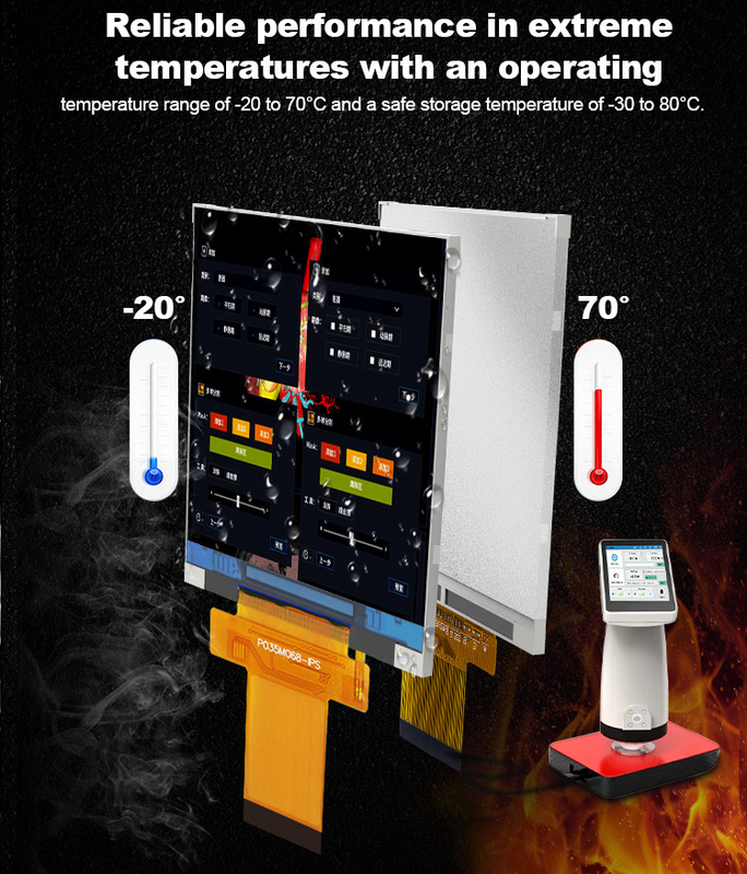 Ili9488 Tft Touch Screen Polcd 3.5 اینچ Lcd ماژول 320x480 Ips زاویه مشاهده رابط Rgb