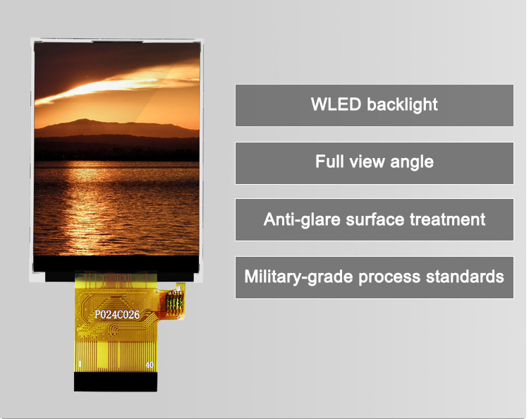 Polcd ST7789V 2.4 اینچ صفحه نمایش LCD 12 0'CLOCK 240x320 صفحه نمایش LCD