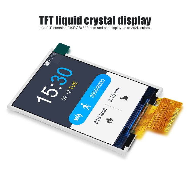 Polcd ST7789V2 HD TFT Display RoHS 2.4 Tft Spi 240x320 3 Wire 2 Line