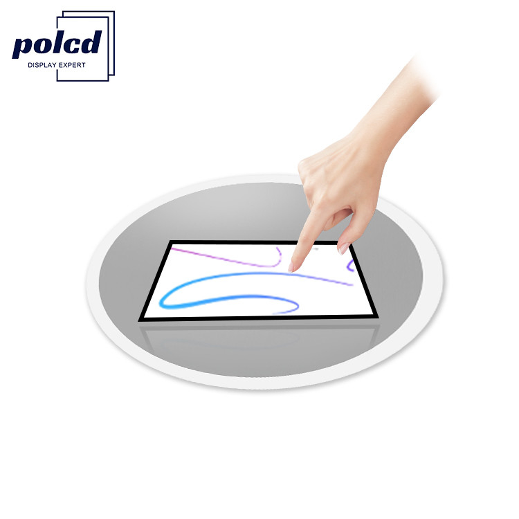 Polcd 8 اینچ Multitouch Mirror Glass Display صنعتی سفارشی ظرفیت LCD صفحه نمایش لمسی