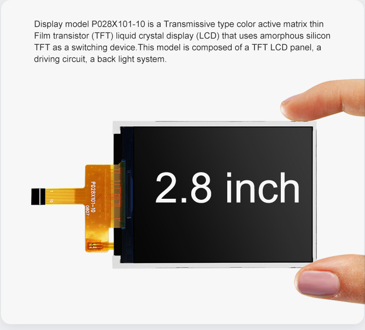 صفحه نمایش 2.8 اینچی Ips Polcd ST7789V 12 ماژول LCD TFT 0'CLOCK ISO9001