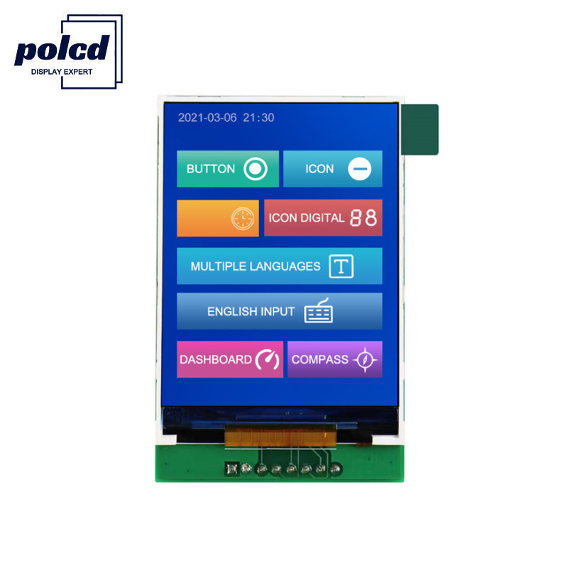 پنل لمسی Polcd RoHS Color 262K LCD Tft 2.4 اینچی ST7789V2 Tft