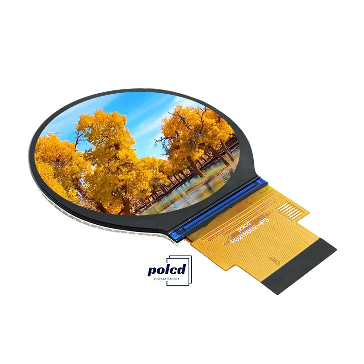 Polcd 480*480 2.1 اینچ دایره ای صفحه نمایش LCD ST7701S Drive Ic IPS تمام زاویه دید گرد ماژول نمایش TFT