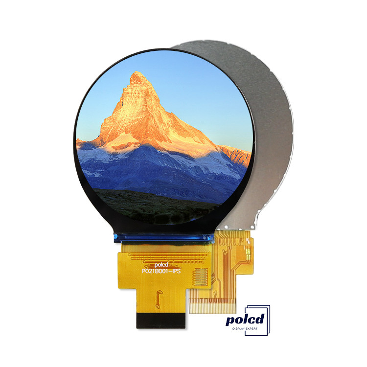 Polcd 2.1 اینچ IPS LCD کوچک گرد 480*480 رابط Mipi ST7701S دایره ای دایره ای ماژول نمایش TFT