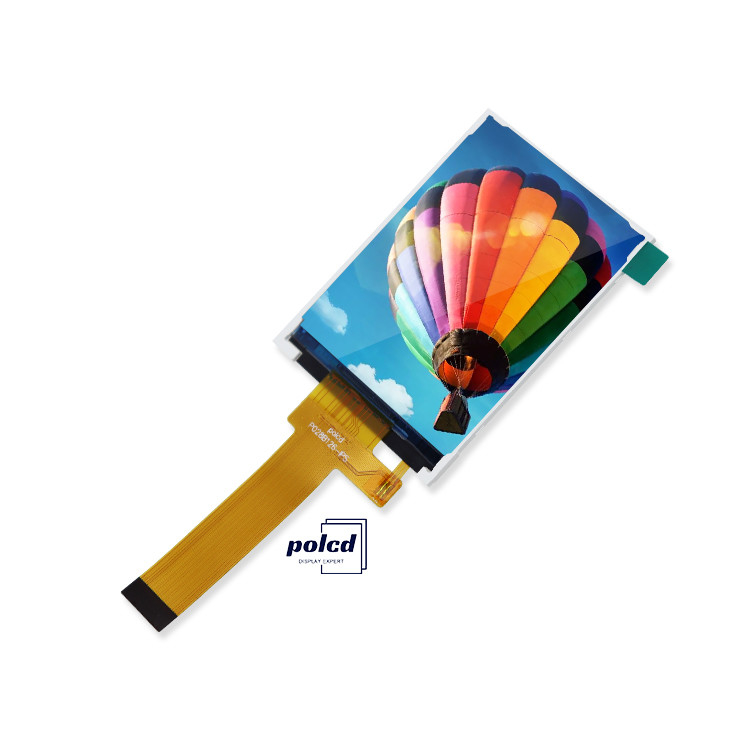 Polcd 2.8 اینچ LCM Display IPS Screen 240x320 رزولوشن MCU رابط 8 بیتی 24 پین ماژول LCD TFT