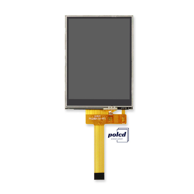 Polcd 2.8 اینچ TFT LCM Qvga 240x320 14 پین RTP Resistive Touch ST7789V 2.8 