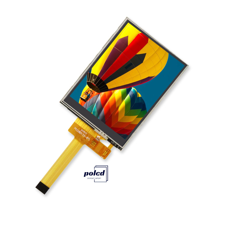 Polcd 2.8 اینچ TFT LCM Qvga 240x320 14 پین RTP Resistive Touch ST7789V 2.8 