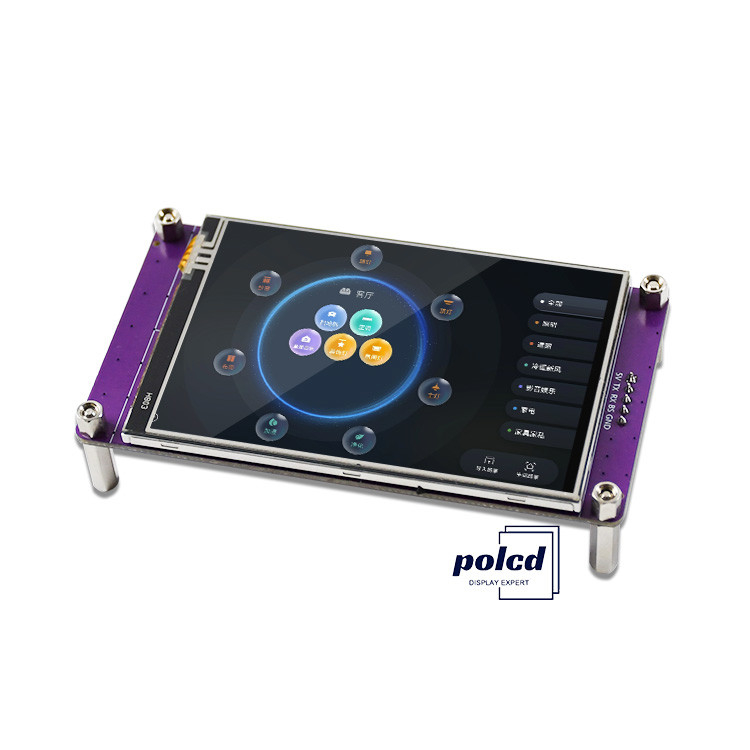 Polcd 3.5 اینچ وضوح بالا 480 * 320 HMI پنل لمسی ماژول LCD TFT با کنترل