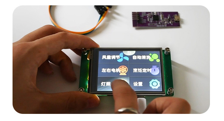 Polcd 2.8 اینچ TFT LCD نمایشگر ماژول 240x320 صنعتی سریال پورت HMI صفحه نمایش
