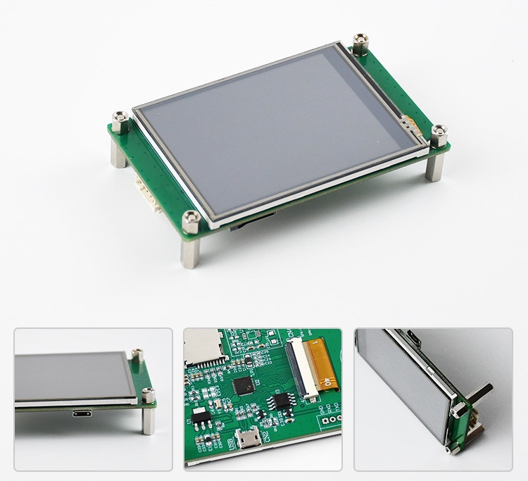 Polcd 2.8 اینچ TFT LCD نمایشگر ماژول 240x320 صنعتی سریال پورت HMI صفحه نمایش