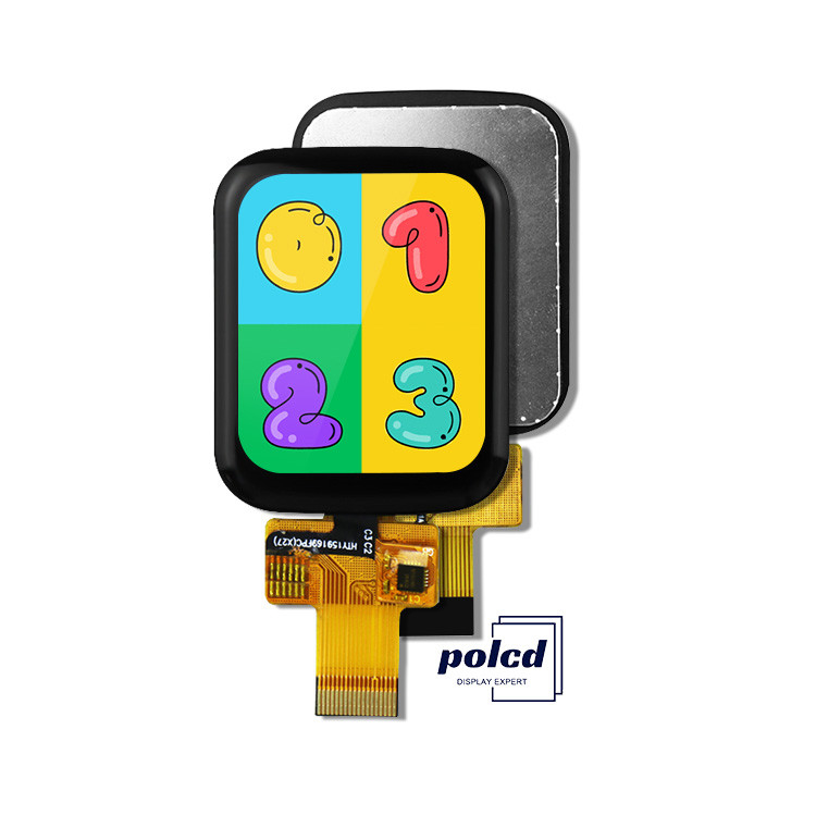 Polcd 1.69 اینچ 240x280 پانل لمسی ظرفیتی Full View Angle LCD ماژول برای ساعت هوشمند