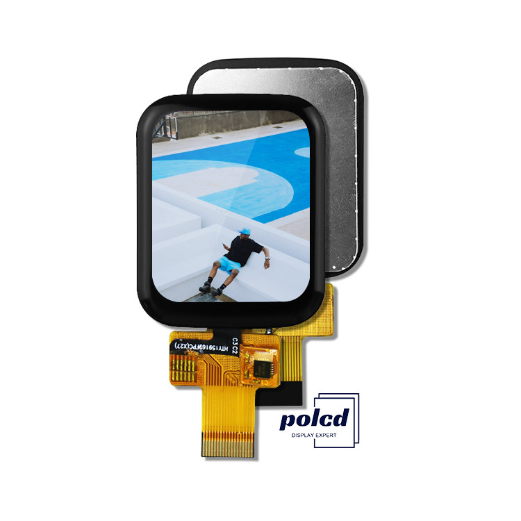 Polcd 1.69 اینچ TFT Capacitive Touch Screen 240x280 به طور معمول ماژول LCD IPS سیاه