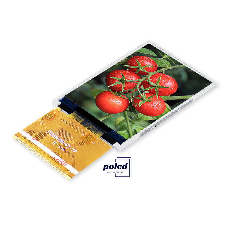 صفحه نمایش لمسی RoHS TFT LCD Ili9341V با وضوح 240X320 2.8 اینچ Spi Tft