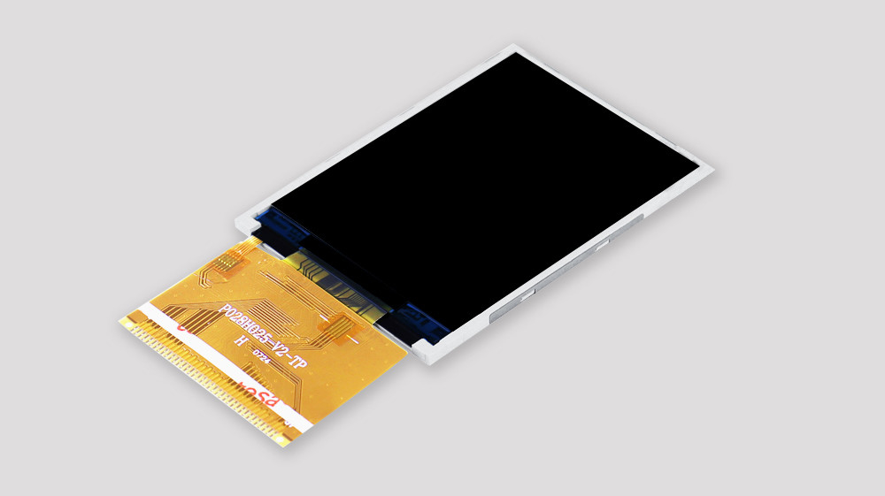 صفحه نمایش لمسی RoHS TFT LCD Ili9341V با وضوح 240X320 2.8 اینچ Spi Tft