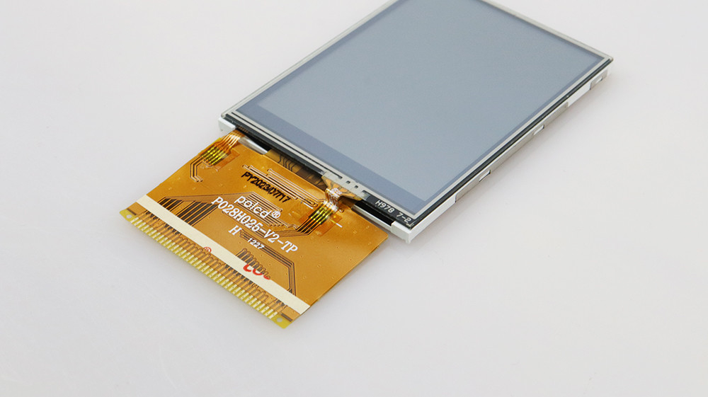 صفحه نمایش لمسی TFT LCD با زاویه دید کامل 2.8 اینچی Polcd پانل IPS خوانا با نور خورشید