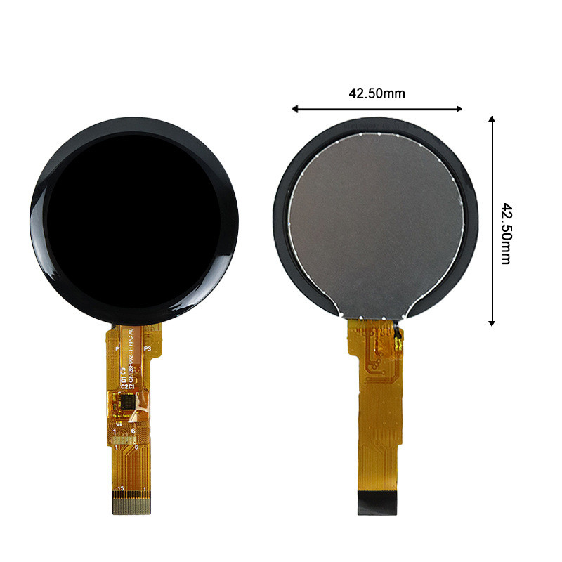 Polcd دور 240*240 1.28 1.3 اینچ لمس Tft صفحه نمایش LCD SPI رابط GC9A01 راننده IC IPS صفحه نمایش