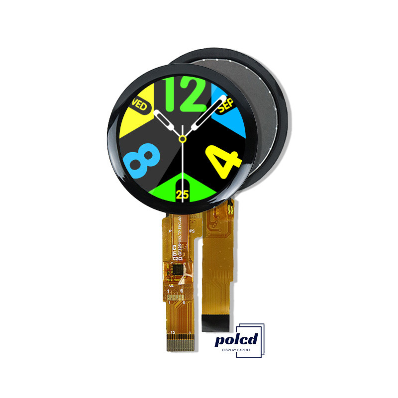 Polcd دور 240*240 1.28 1.3 اینچ لمس Tft صفحه نمایش LCD SPI رابط GC9A01 راننده IC IPS صفحه نمایش