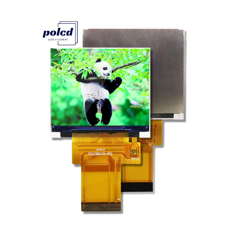 Polcd کوچک 2.3 اینچ 480x360 رزولوشن بالا رنگ RGB رنگ IPS زاویه مشاهده منظره صفحه نمایش LCD TFT