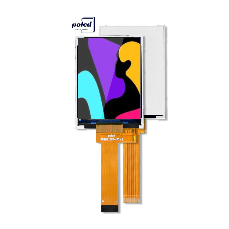 Polcd Lcd کوچک 2.8 اینچ 240x320 روشنایی بالا 900 نیت ماژول LCD IPS نمایش 2.8' TFT صنعتی