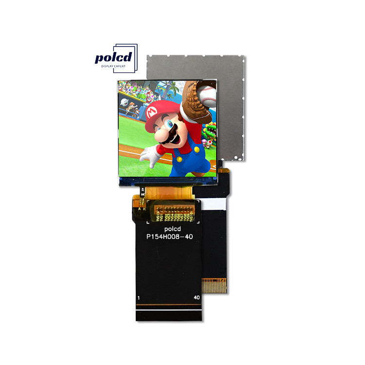 Polcd 1.54 اینچ TFT صفحه نمایش LCD 240x240 IPS مربع صفحه نمایش 40 پین RGB666 رابط صفحه نمایش LCD