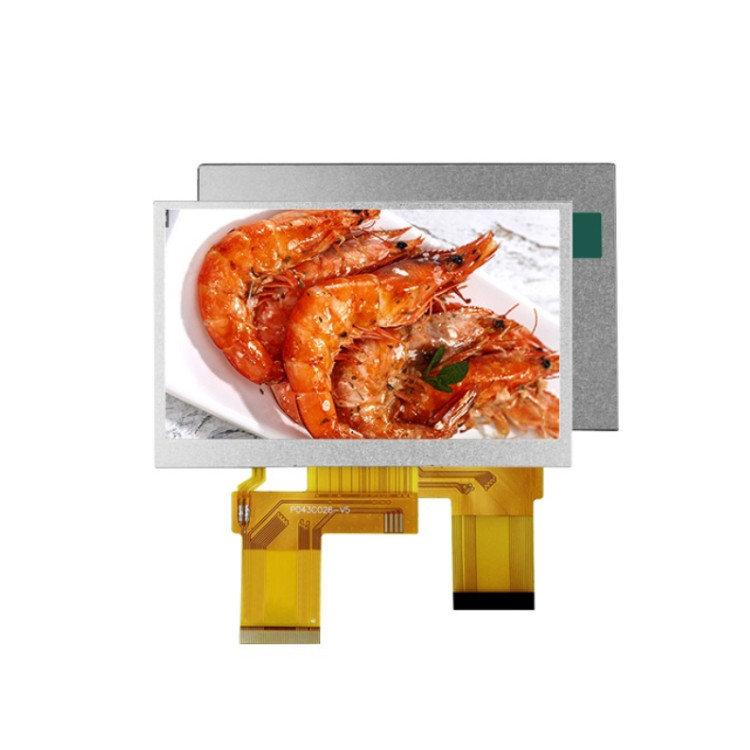 Polcd سفارشی 4.3 اینچ 480*272 رنگ RGB 8bit ILI6485 درایو 40pin 4.3' ماژول LCD TFT
