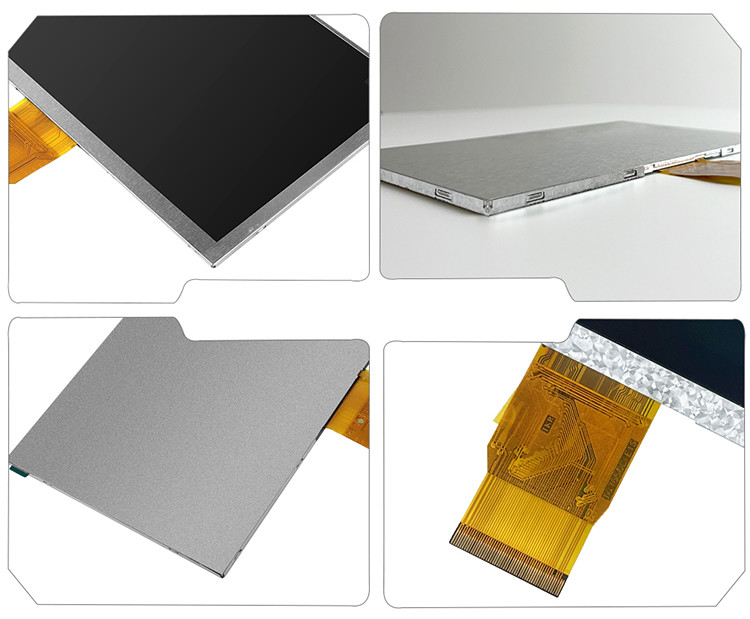 Polcd 7 اینچ ماژول LCD اندازه متوسط 800 * 480 روشنایی بالا صفحه نمایش لمسی TFT ظرفیت