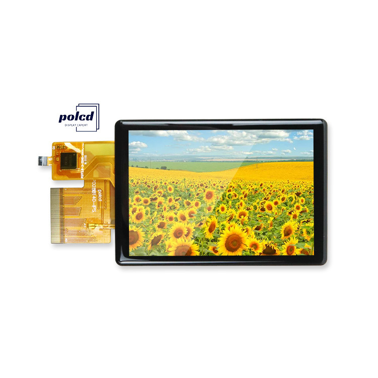 Polcd روشنایی بالا 500nit 2.8 اینچ صفحه LCD 240x320 رابط RGB IPS CTP Capacitive Touch TFT Display