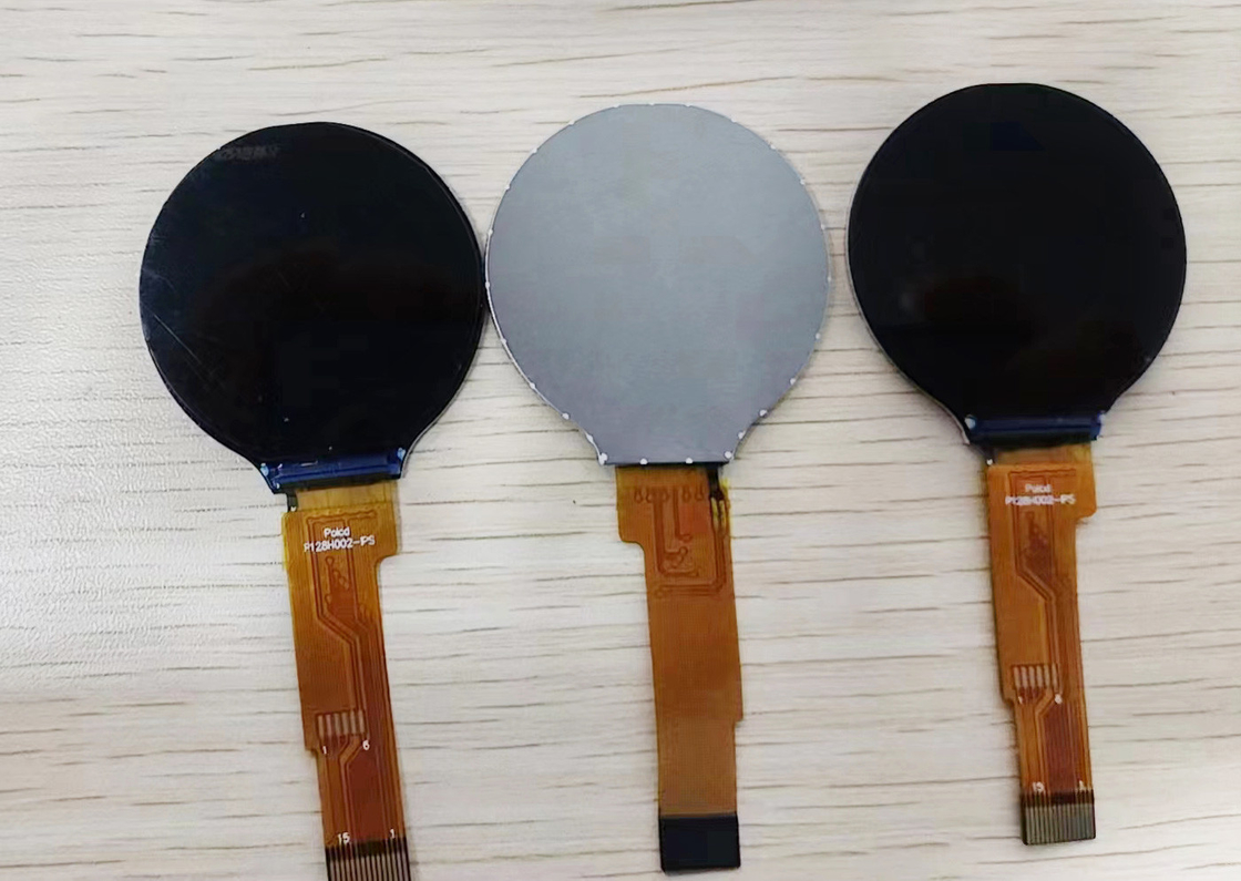 Polcd 1.28 اینچ IPS دایره ای صفحه نمایش LCD 240xRGBx240 رزولوشن ماژول LCD TFT سفارشی برای ساعت های هوشمند