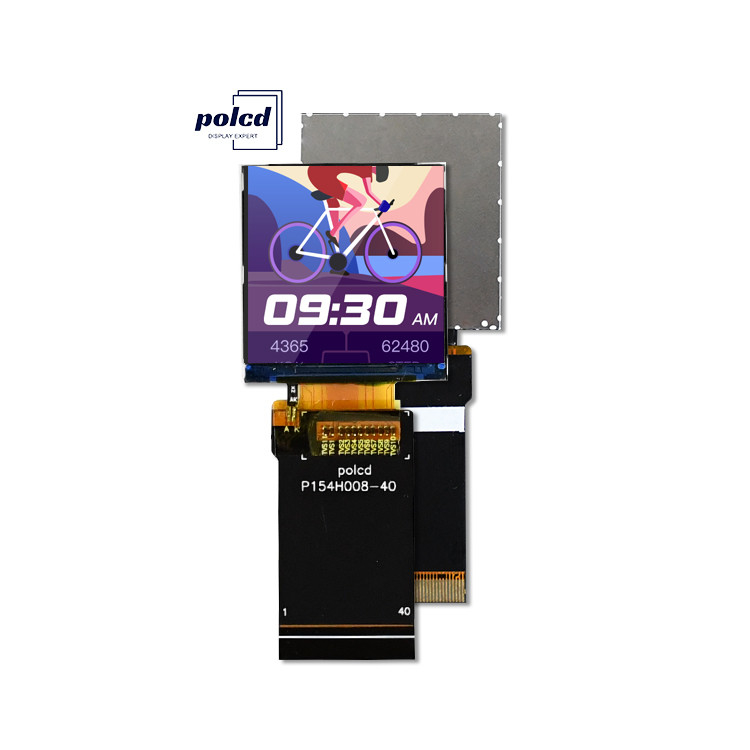 Polcd 1.54 اینچ ماژول صفحه نمایش کریستال مایع ST7789T3 Ic 240x240 رنگ TFT IPS صفحه نمایش LCD