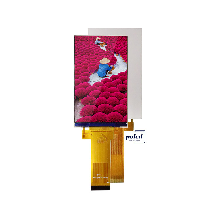 Polcd 480 * 800 رزولوشن صفحه LCD 4 اینچ رابط RGB ST7701S Ic ماژول نمایش LCD TFT سفارشی