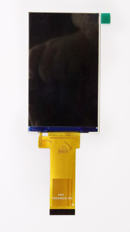 Polcd 4 اینچ صفحه نمایش LCD 480 * RGB * 800 صفحه نمایش عمودی -20 ~ 70 عرض دمای عملیاتی ماژول LCD صنعتی