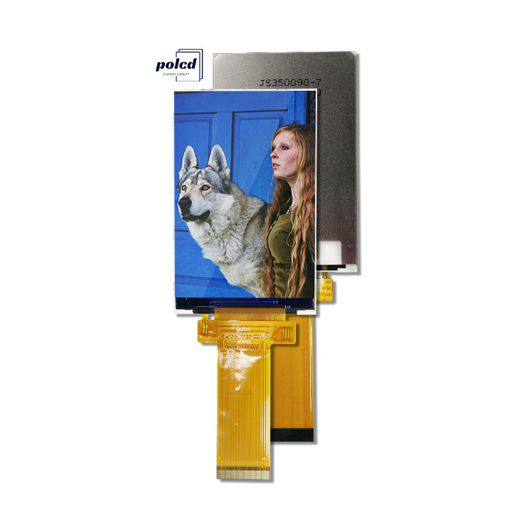 Polcd 3.5 اینچ صفحه نمایش لمسی LCD صفحه نمایش لمسی 320 * 480 SPI رابط MCU IPS نمایش کامل ماژول لمسی