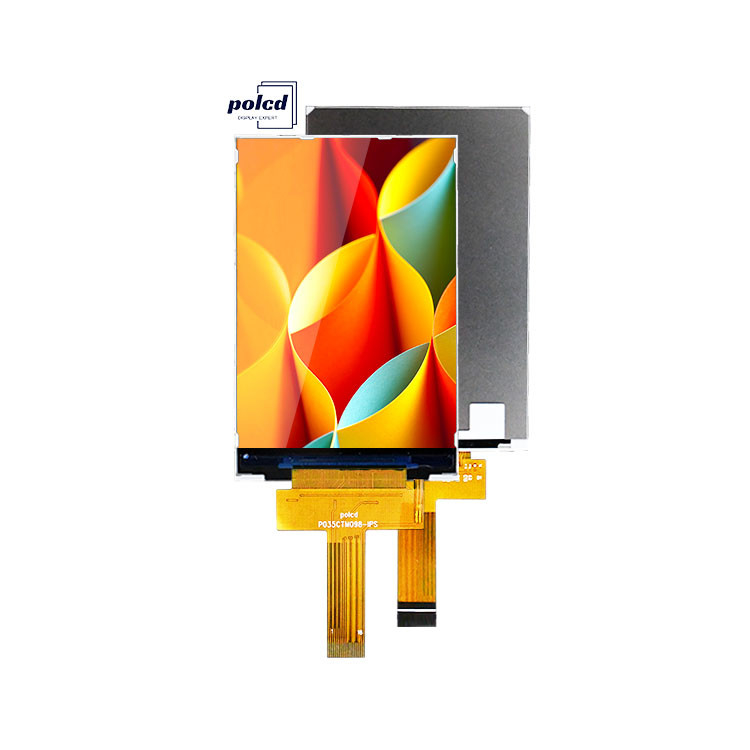 Polcd 3.5 اینچ IPS زاویه مشاهده 320x480 صفحه نمایش TFT رابط 3.5' LCD